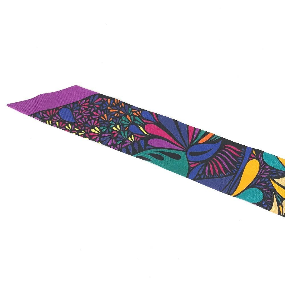 Hermes Twilly Twilly Twilly Scarf Silk Multicolore