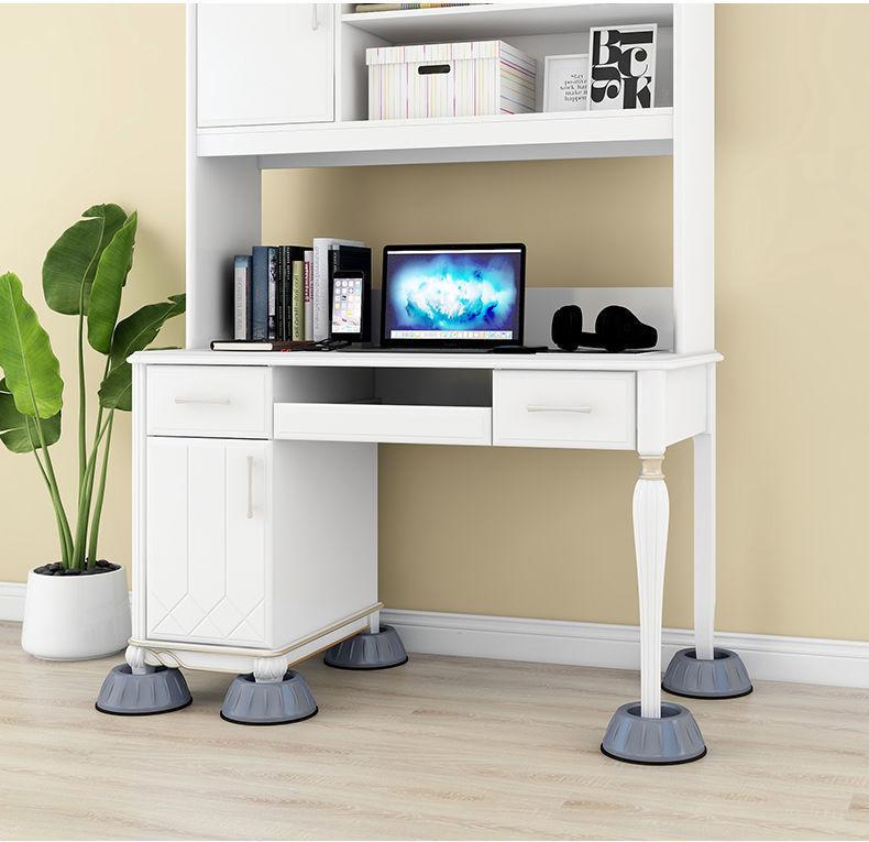 4-piece set of washing machine table and chair shock-proof cushion plastic enhances stability to reduce noise