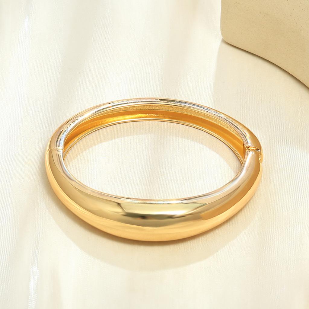 Bracelet INS Minimalist Irregular Wave Jewelry Metal Glossy Bracelet Ladies Jewelry