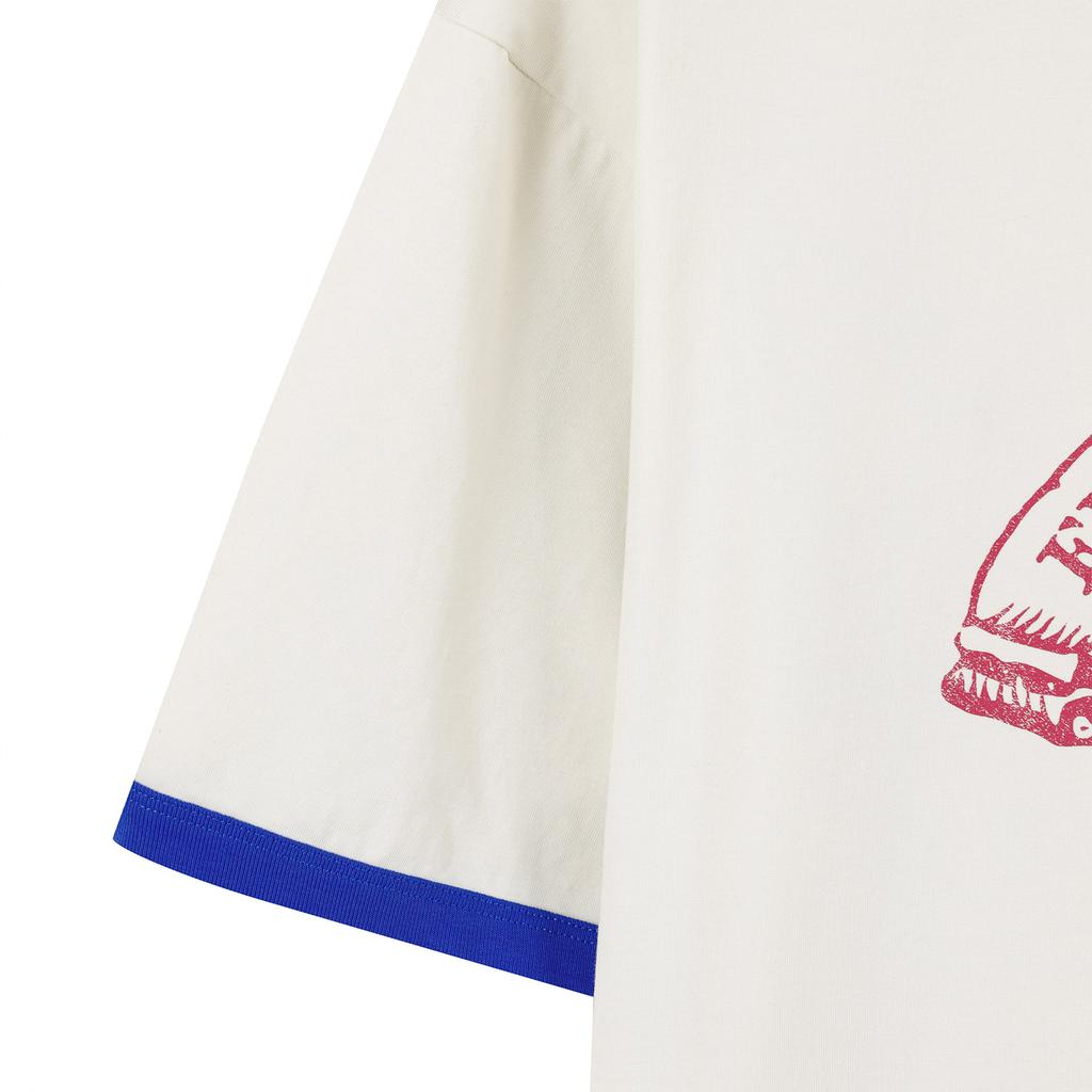 Peulusobeudeolum Good Day Ringer T-Shirt (Ivory)