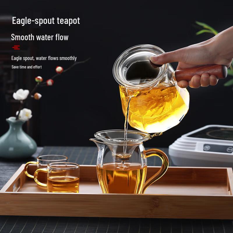Borosilicate Glass Dual-Use Teapot