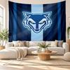 Warrington Wolves Wall Tapestry, Soft Fabric Wall Hanging, Decorative Backdrop For Bedroom Home Wall Art