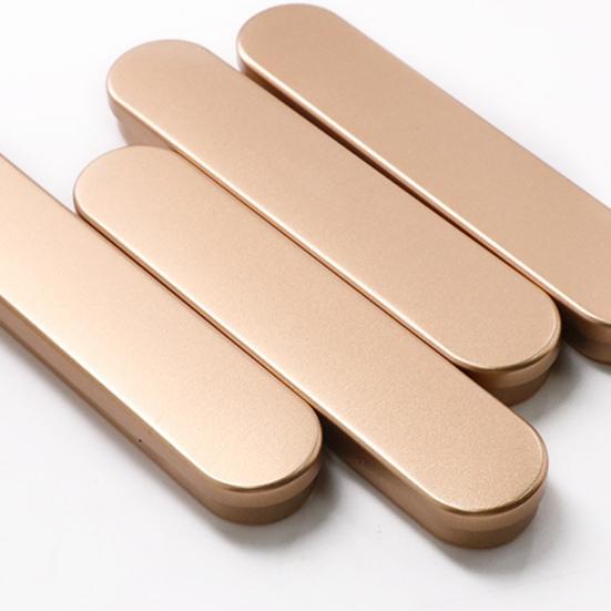 Metal Pencil Case Empty Hinged Tin Box with Foam Padding Rust-Proof Shatterproof Organizer for Pens Pencils Makeup Brushes School Office