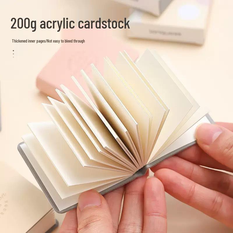 Kompaktní modrý mini deník Mo Yu: Roztomý Přenosný Kapesní Skicák.