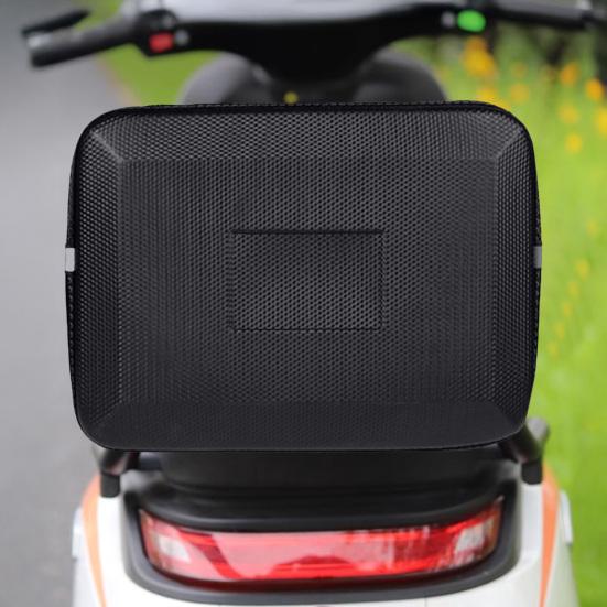 Motocyklová brašna na opěradlo 9L s velkou kapacitou, vodotěsná reflexní páska, venkovní cyklistika, silniční a horské kolo, organizér na zadní úložný prostor pro elektrokolo
