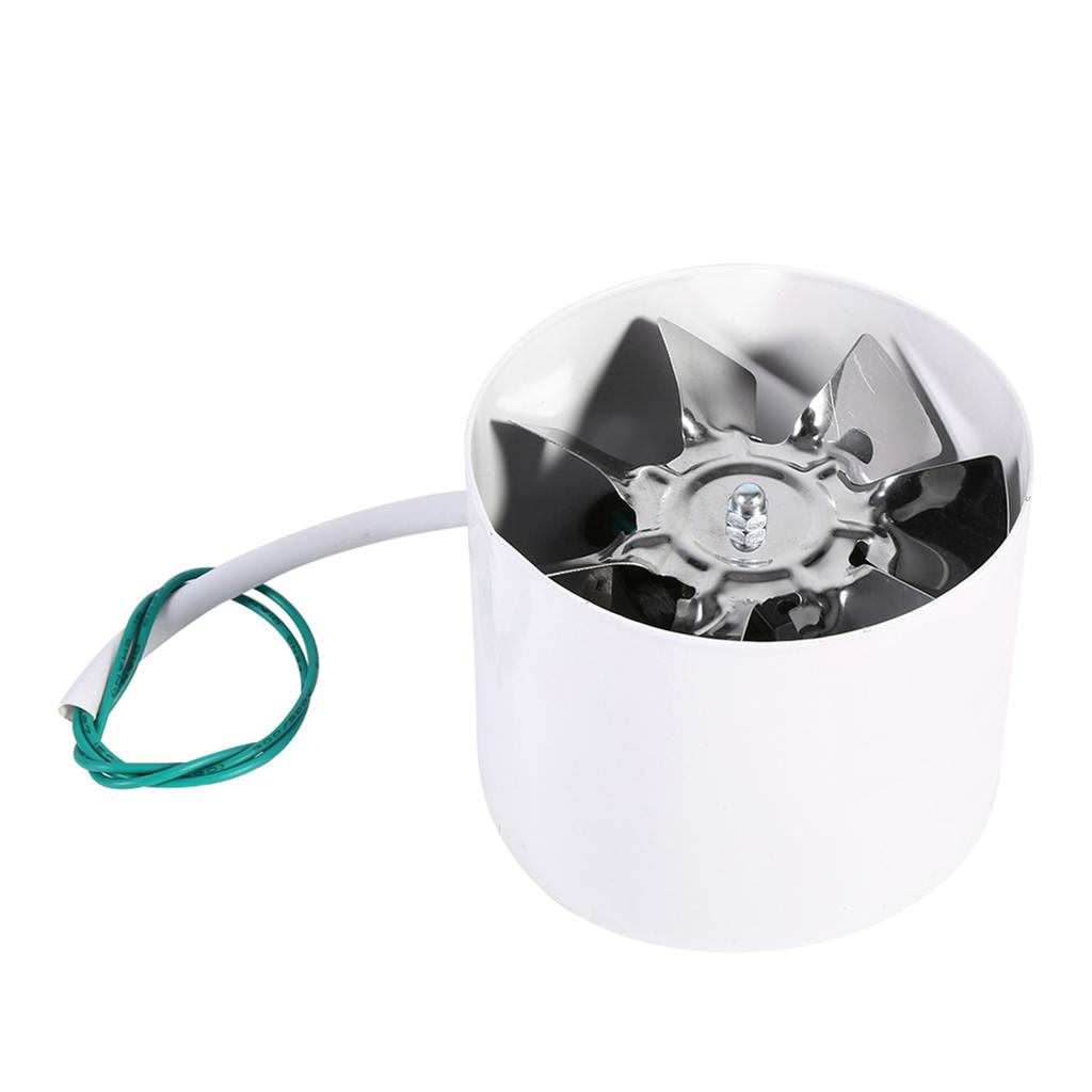 Ventilator cu conductă de 4 inci, Suflantă cu conductă Ventilator de evacuare cu palete din oțel pentru Hting Răcire Cort de cultură