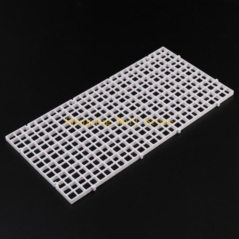 KX4B Аквариумная нижняя пластина Рыба для аквариума Изоляционная доска Пластиковый разделитель Поддон Нижние фильтрующие аксессуары Белый Черный
