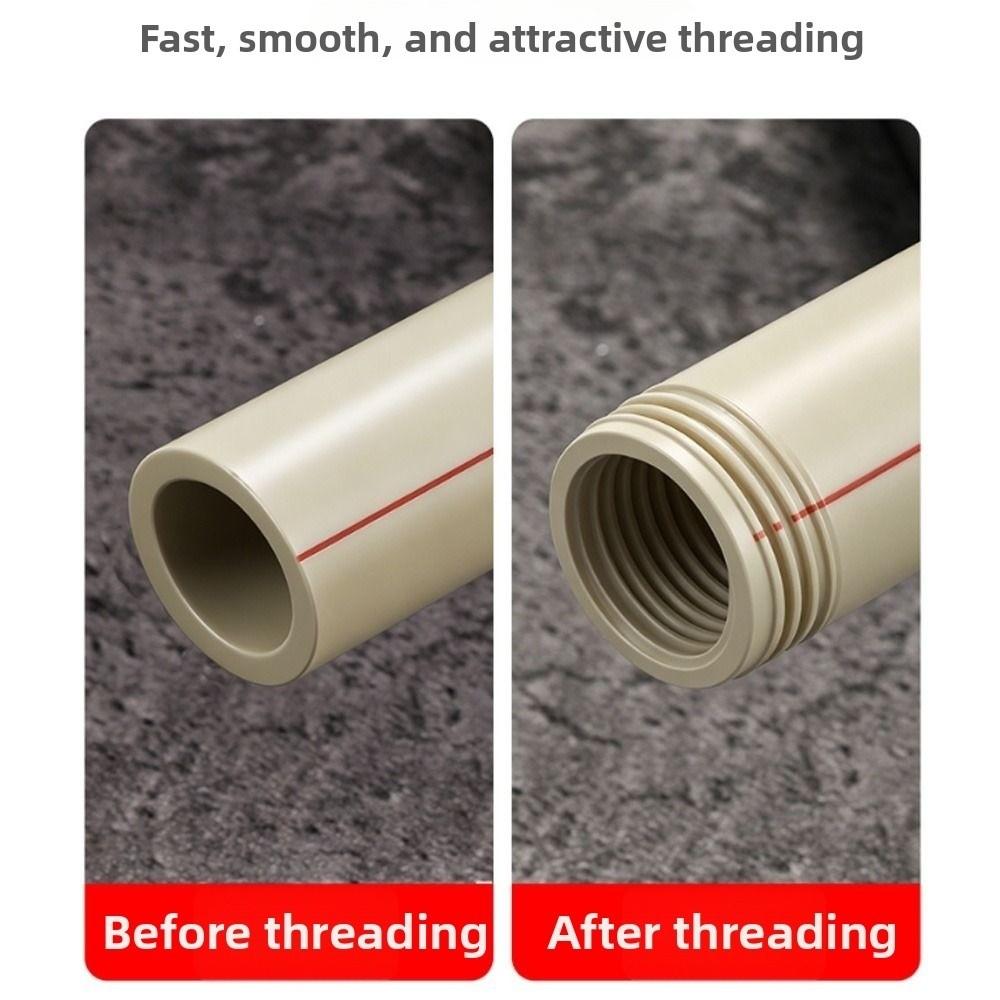 1/2 inch and 3/4 inch Pipe Threading Tool Hex Shank 5 Tooth Pipe Thread Cutter Quick Threading Pipe Threading Die