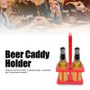 Bier   Halter 2er-Pack Faltbar Tragbar Bier Getränke Ausstellungs Korb Bierflaschen Träger mit Verdicktem Griff