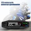 Waterproof Speedometer Motorcycle Universal LED Digital Dashboard Km/h MPH Odometer Meter Motor Gauge Sensor with Y/Z/W Bracket