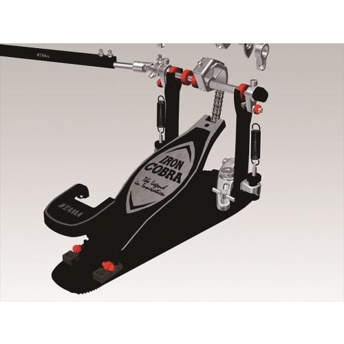 TAMA Ironcobra 900 Power Glide Twin Pedal with Carrying Bag (HP900PWZB)