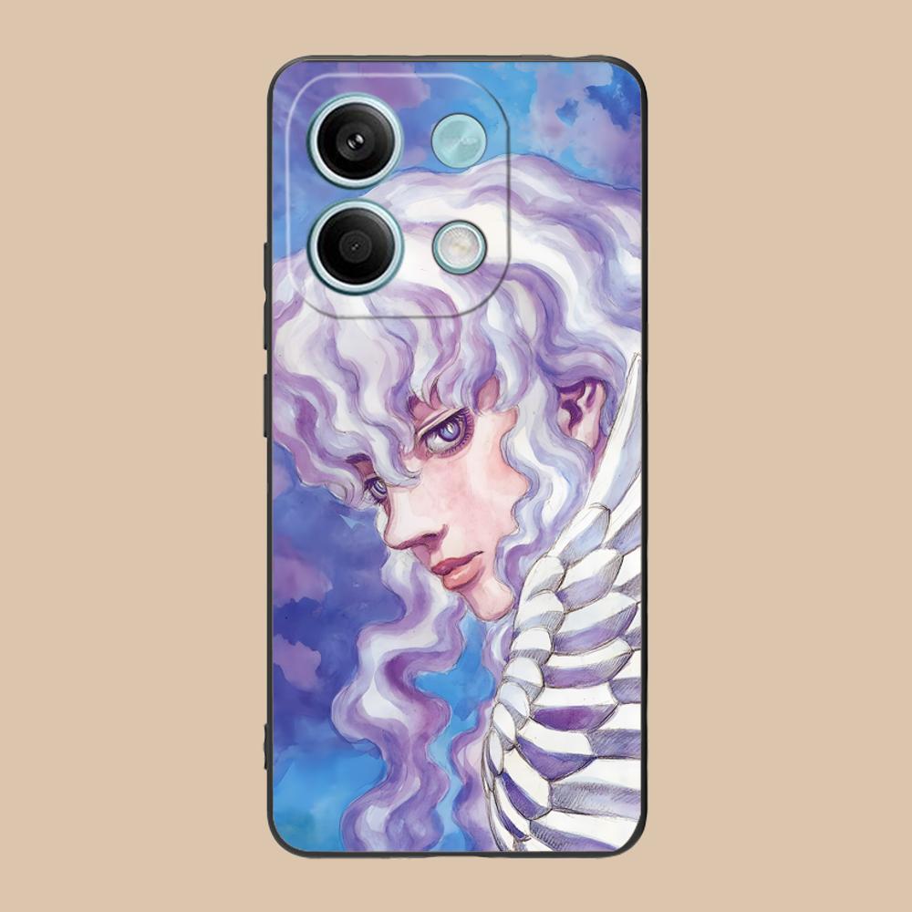 Anime Griffith Phone Case for POCO M7 M6 M5 M4 M3 X7 X6 X5 X4 X3 Pro GT 5G Soft TPU Shockproof Cover