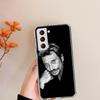 Johnny Hallyday Music Black Phone Case For Samsung S24 FE Galaxy S22 Ultra S25 Edge S21 S23 FE S20 Plus Cover Shell Coque Clear