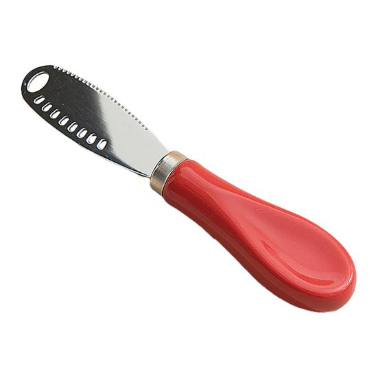 

Scraper Wide Smooth Cutter Apply Jam Evenly Spreader Colorful Macaron Handle Kitchen Tool for Cheese Butter B красный