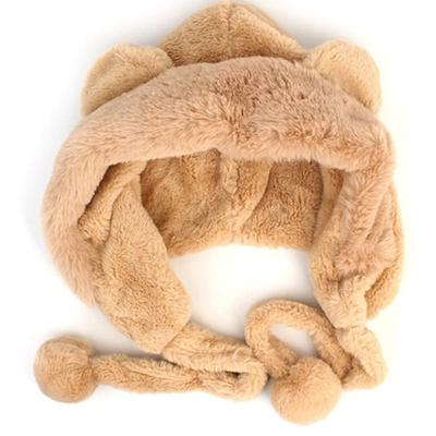 Universal Chemistry Bear Fur Beige Balaclava