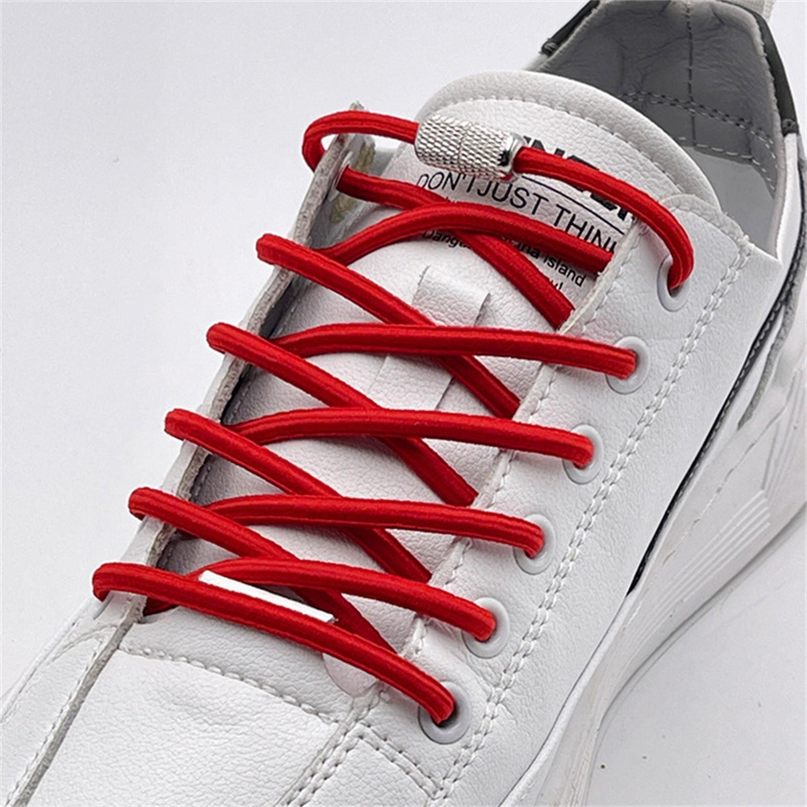 

Пряжки для шнурков No-Tie Lazy – легкое и регулируемое крепление One Size красный