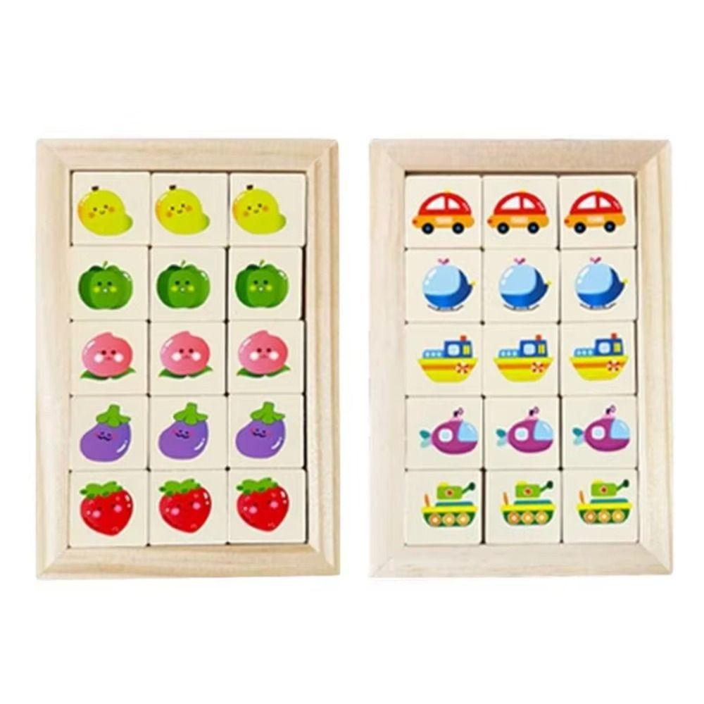 

IQ Game Moving Sliding Toy Early Educational Intelligence Puzzle Girls Party Favors Traffic