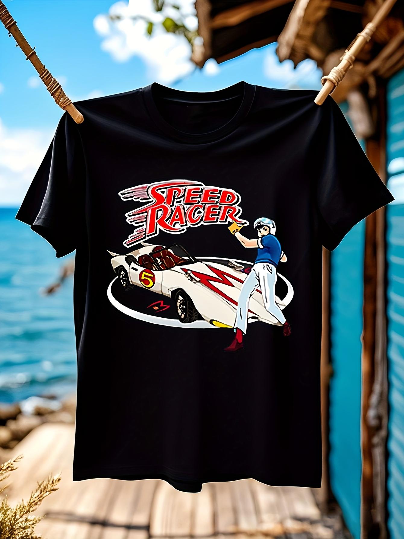 Speed Racer Racing Car Graphic Tshirt - Vintage Racing De... XL