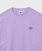Dickies French Terry Relaxed Small Embroidered Logo Crewneck Purple Rose