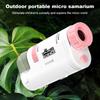 Handheld Pocket Microscope 80-200X Electric Mini Microscope High Definition Science Microscope Battery Powered Microscope