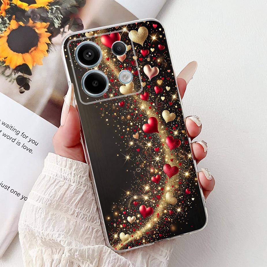 For Xiaomi Redmi Note 13 Pro 4G Case Luxury Popular Painted Cover Soft Slim Phone Case For Redmi Note 13 Pro Plus Note13 5G Bags