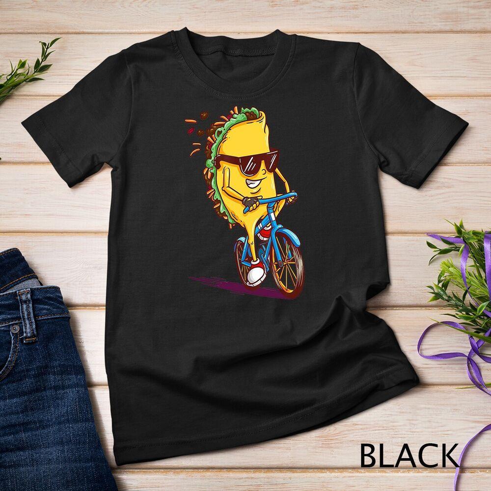 Cycling Tacos Shirt for Men Road Bike Bicycle Cyclist Gift Unisex T-shirt