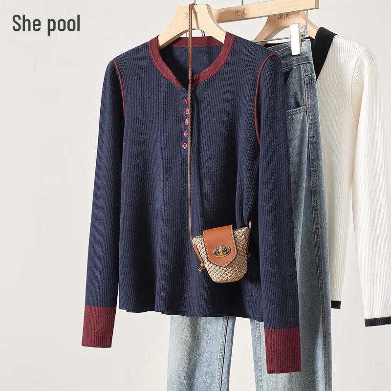 

Tachi Women s Color-block Knit Sweater M