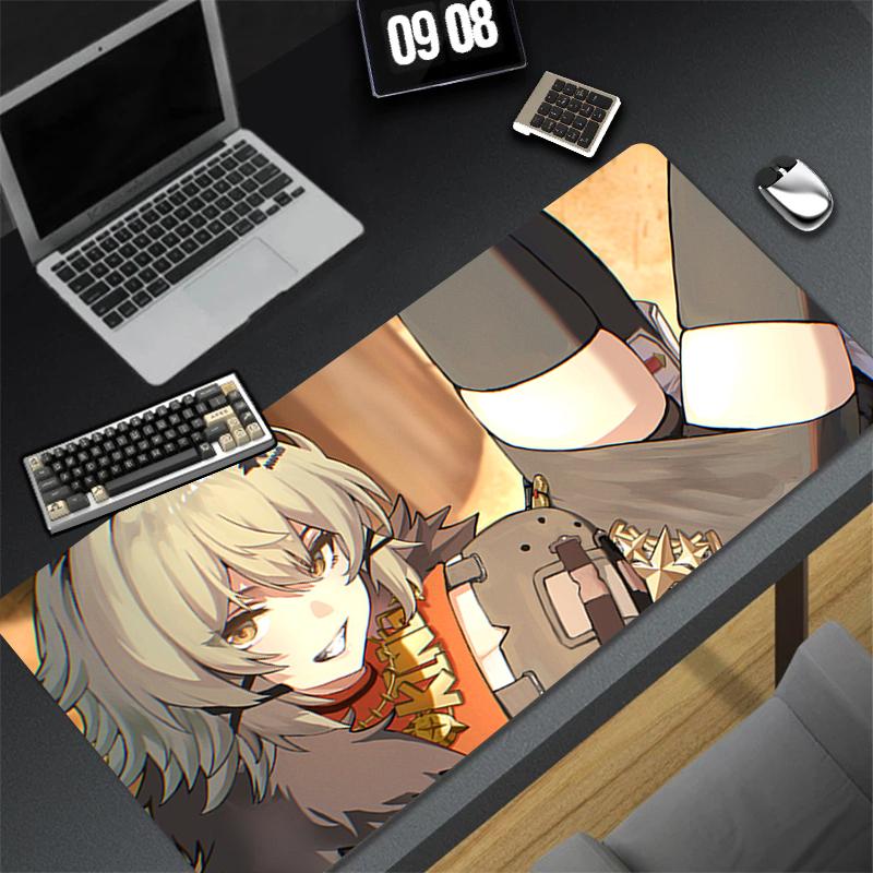 Mousepad Pattern Mouse Pad Desk Mat Computer Gaming HD Keyboard Pad Rubber Mat Non Slip Zenless Zone Zero Caesar King Mouse Mat