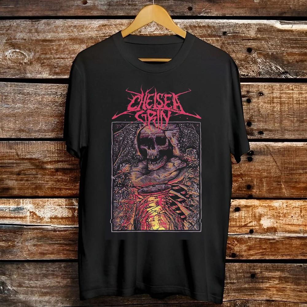 Футболка с коротким рукавом Chelsea Grin, черная, хлопок, все размеры S-5XL, унисекс S