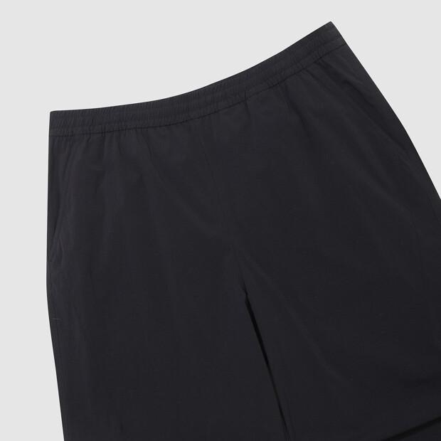 UMBRO Parachute Pintuck 2-Way Wide Pants Black Ur223Cpt51 (A Type)