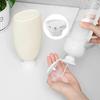 3pcs Vertical Bottle Stand Cap Set for Shampoo, Conditioner, Shower Gel, Leak-Proof Flip-Top Dispenser Lids, Bathroom Accessory