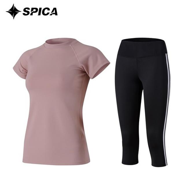 Seupika Yoga Set T-Shirt Sleeveless Leggings Spa522706