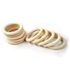 Holzring Kreis Naturholz DIY Handwerk Dekoration Baby Beißring Nagetier Beißring Montessori Spielzeug Ornamente Zubehör