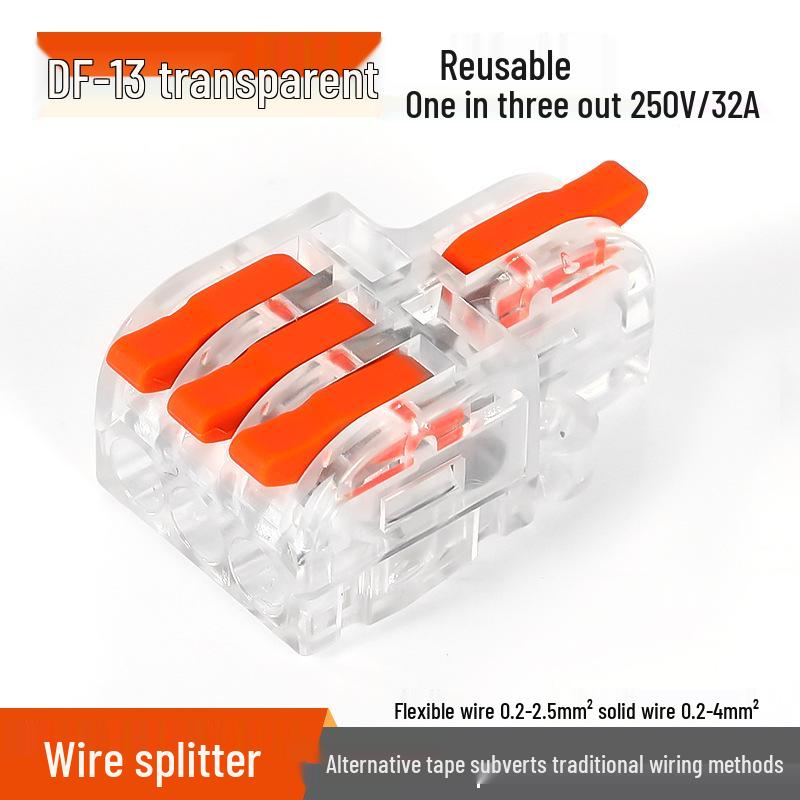Mini Docking Model: 1 Input to 2/3/4/5 Outputs, Color Handle DF-12/13/14/15 for Home Use