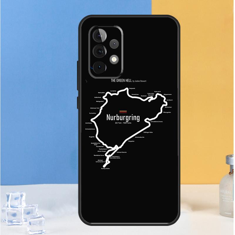 Motor Sport Nurburgring For Samsung Galaxy A05 A06 A13 A33 A53 A36 A26 A16 A54 A34 A14 A32 A52 A55 A35 A15 A56 Case