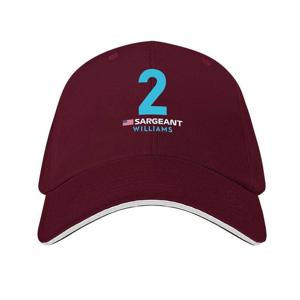 Logan Sargeant Williams Racing 2023 Baseball Cap Big Size Hat Golf Hat Luxury Cap Unique hats Womens Mens