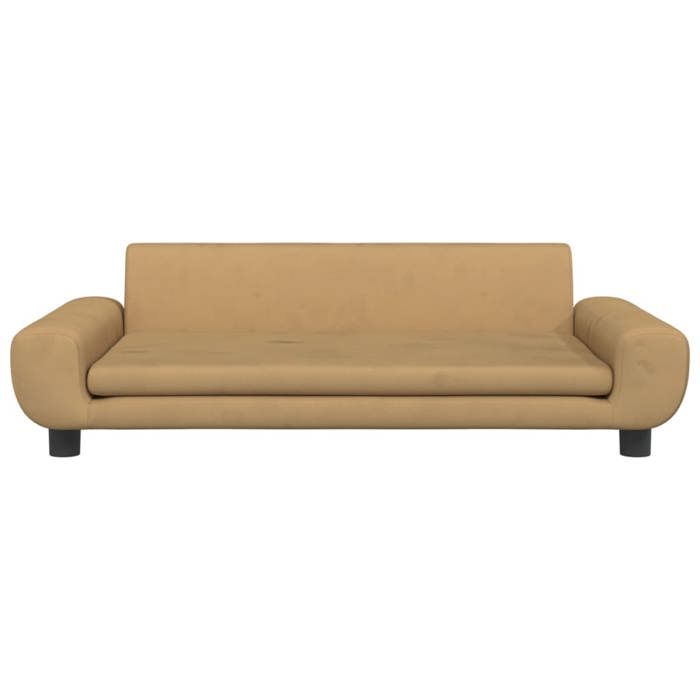 VidaXL Canapé pour enfants marron 100x54x33 cm velours, mini canapé, mini canapé-chaise, mini canapé pour enfants, canapé de 3196384