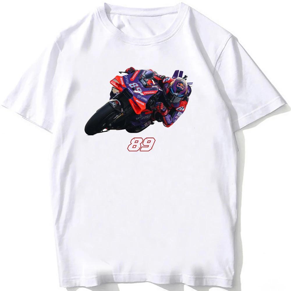 Jorge Martinator 89 GP Race Ride Fans T-Shirt New Summer Men Short Sleeve Sport Boy Casual Tees Motorcycle Riding  White Tops
