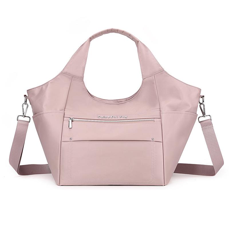 Large capacity tote bag women's fashion commuter shoulder bag casual versatile anti-splashing messenger bag