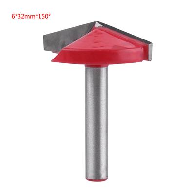 Tungsten Steel Dřevoobráběcí CNC fréza Bit of Sharpness Nástroj pro řezání VDrážky 6 mm hřídel(6*32mm*150 stupňů )