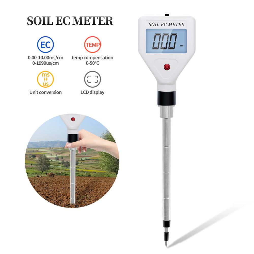 

EC Tester Digital Soil Meter Acidity Tester Water Quality Monitor For Aquarium Water Analyzers Tools LCD Display China Mainland