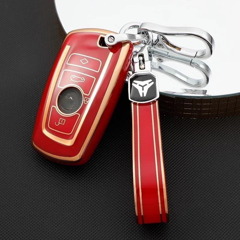 Premium Tpu Car Key Cover Case For Bmw 1 3 5 7 Series X1 X3 X5 X4 F10 F15 F16 F20 F30 F18 F25 M3 M4 E34 Auto Key Accessories