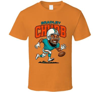 Bradley Chubb Football Karikatur Fan T-Shirt