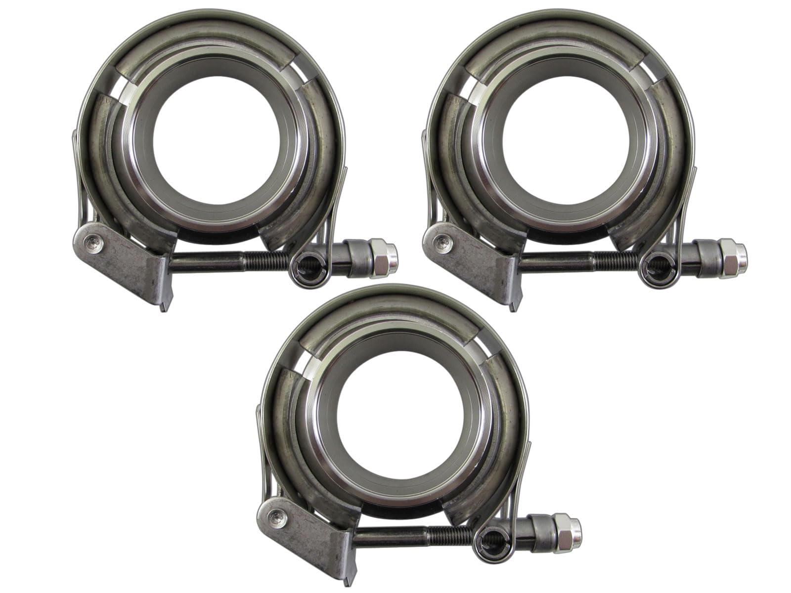 

BRIGHTZ Нержавеющая сталь Соединение фланца глушителя V-образный хомут 51.5 55.5 51.5 55.5 [MUF-JOI-014-3PC]