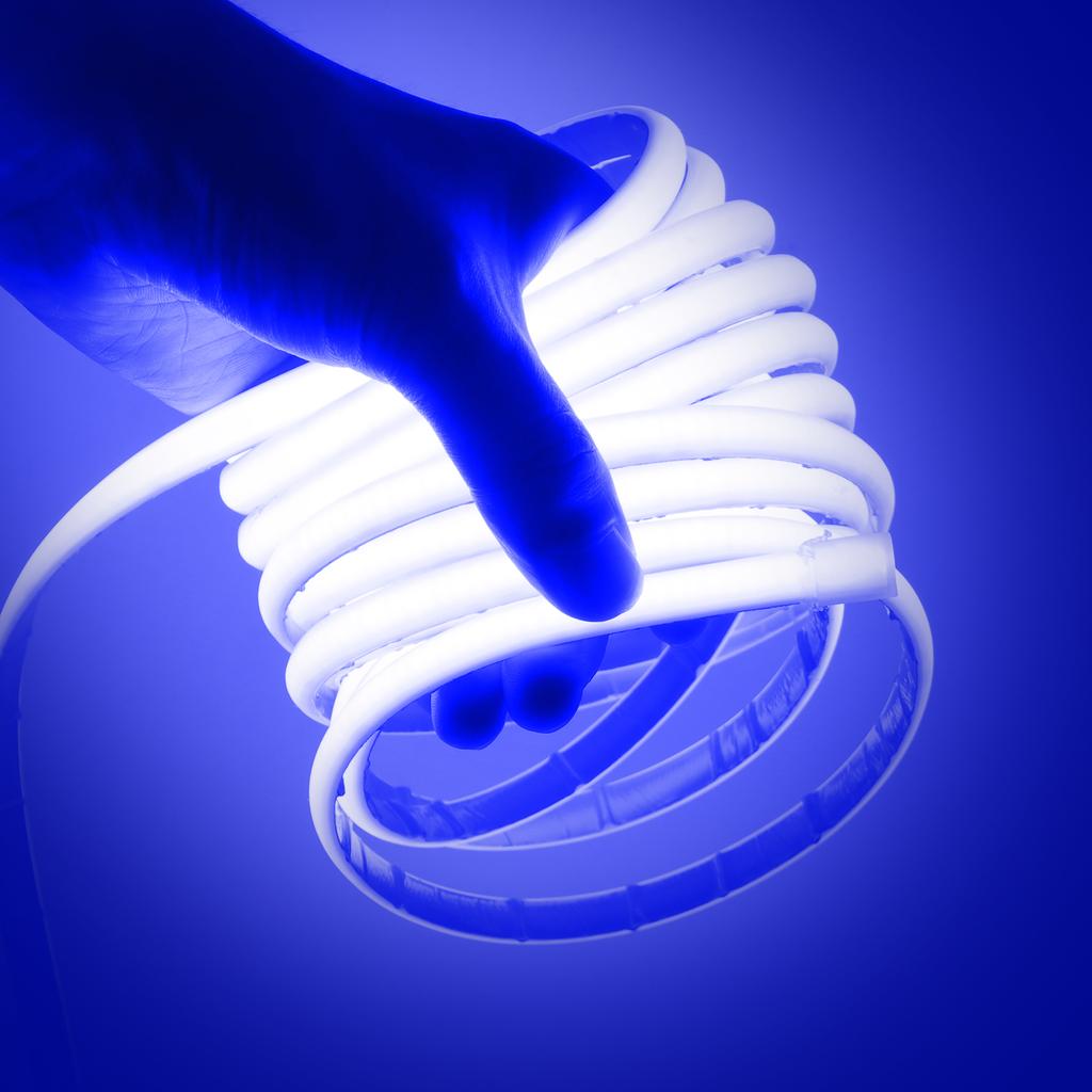 IP68 Waterproof COB LED Strip Light 12V 24V Flexible LED Neon Tape 320LEDs/m High Density Linear Light Outdoor Swimming Pool