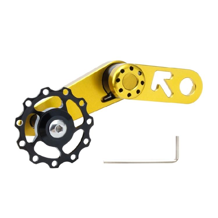 Folding Bike Chain Tensioner Bicycles Single Speed Chain Adjuster Converter for Bicycles Chain Tensioner Tool золотой