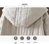 2025 Winter Quilted Retro Horn Button Cotton Linen Jacket