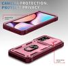For Samsung Galaxy A15 4G/5G Case TPU+PC Slide Camshield Kickstand Phone Cover