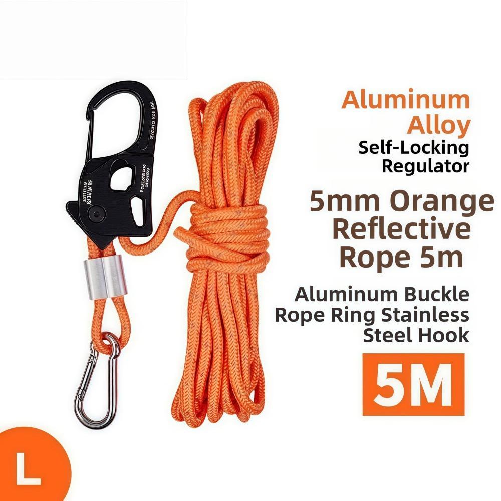 Aluminum Alloy Tent Rope Tensioner Stainless Steel Tarp Tightener  Outdoor Tool