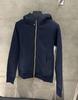 Women's Slim Hooded Scuba Jacket with Fleece - Autumn/Winter Casual Zipper Sweatshirt